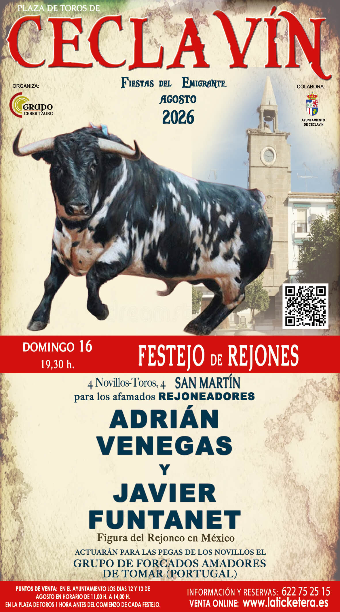 Festejo de Rejones - Toros en Ceclavín