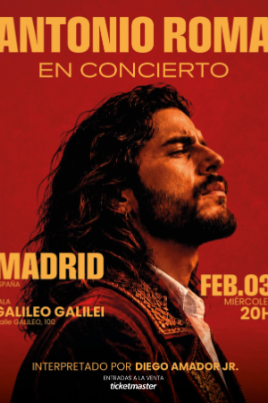 ANTONIO ROMA EN CONCIERTO | Interpretado por Diego Amador Jr.