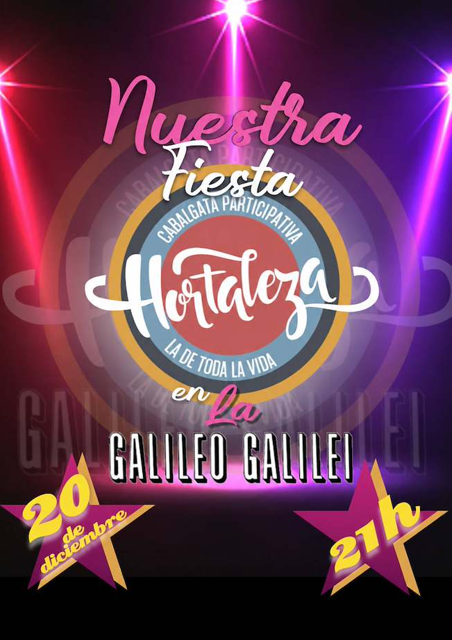 Gala benéfica Cabalgata Participativa de Hortaleza