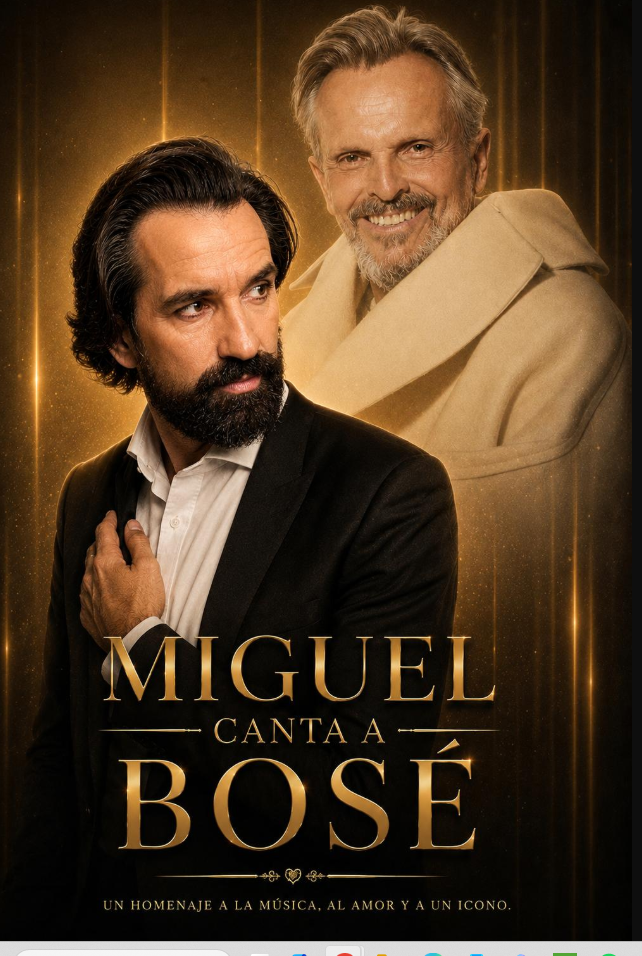 Miguel canta a Bosé