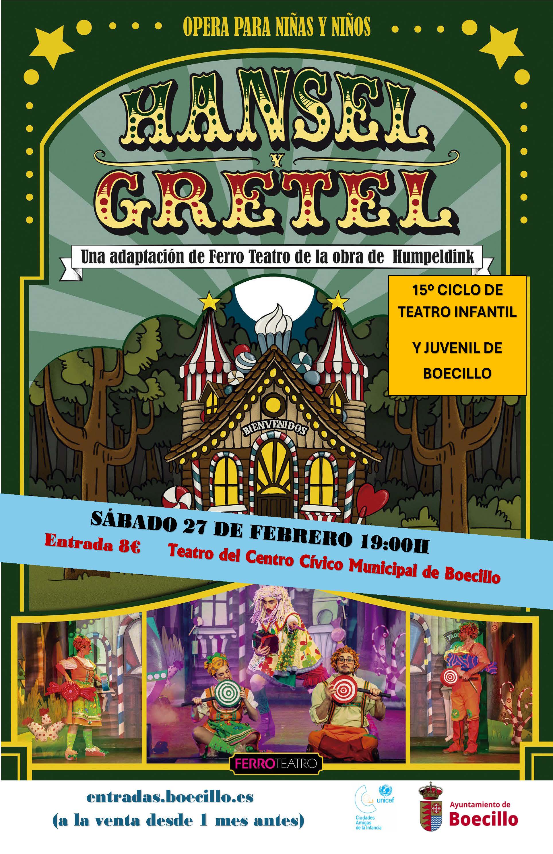  ÓPERA PARA NIÑOS Y NIÑAS. HANSEL Y GRETEL