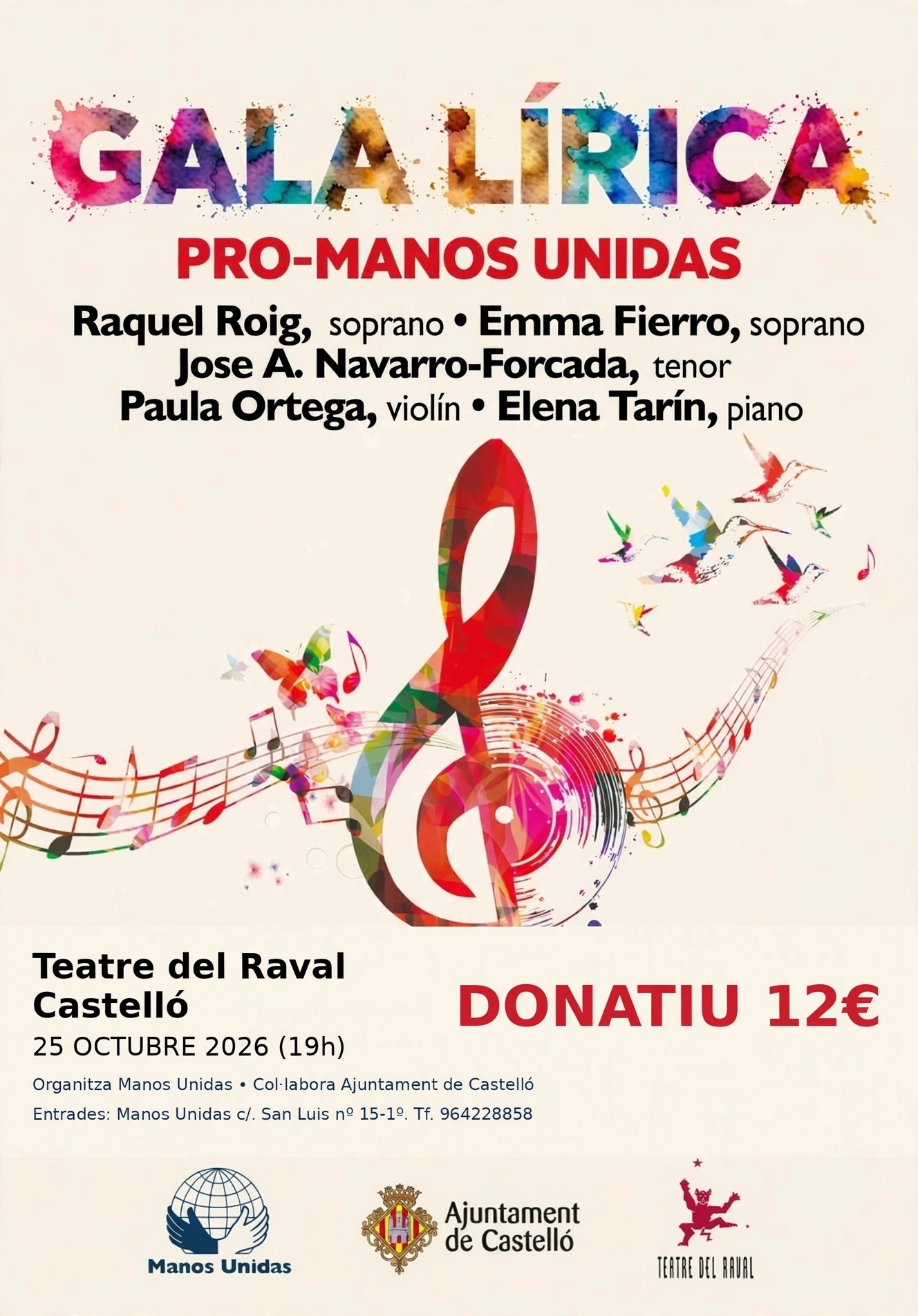 Gala Lírica PRO - Manos Unidas