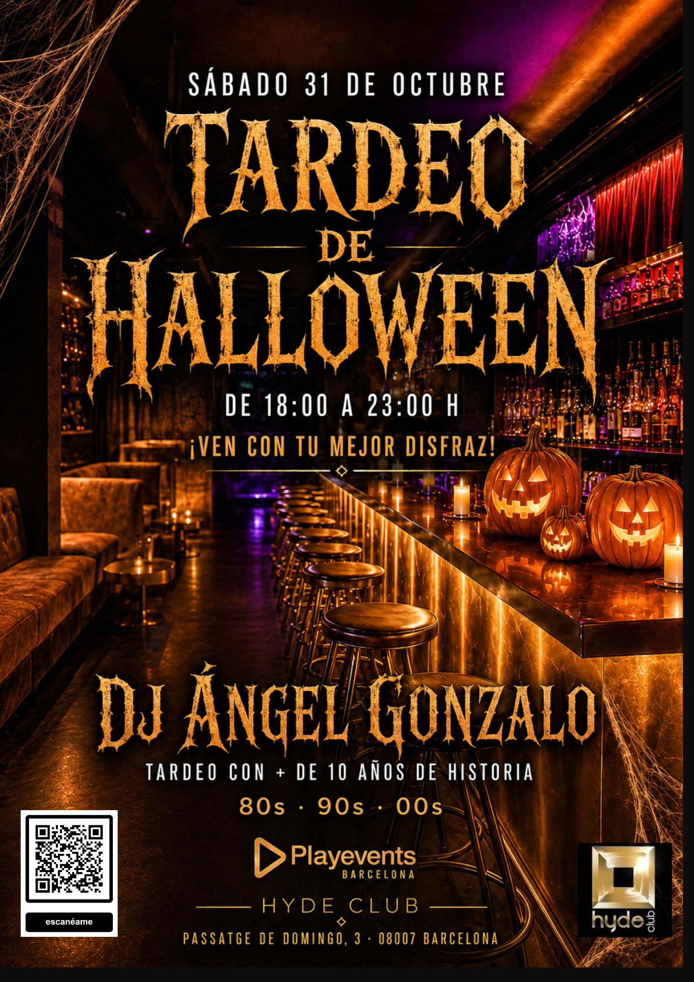 31/10 SABADO HALLOWEEN