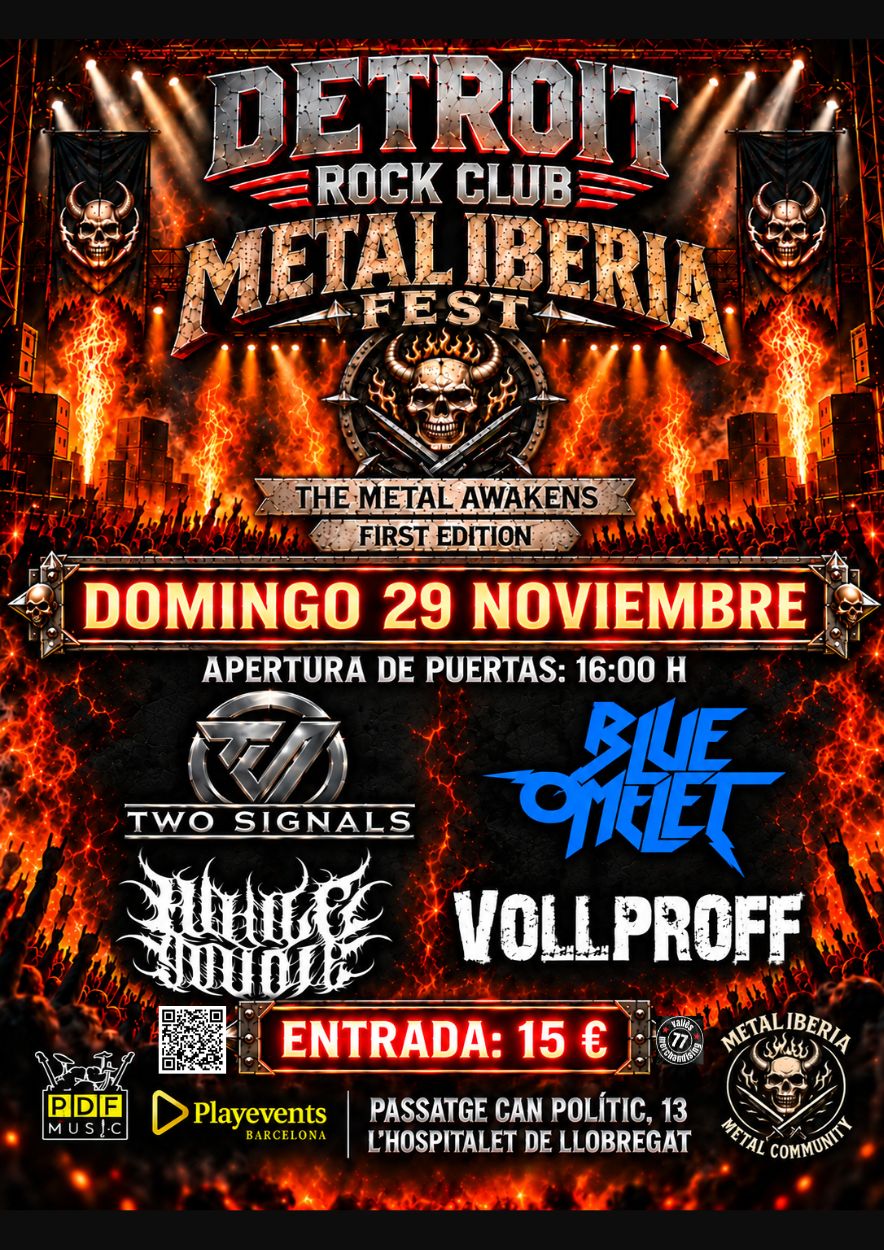 29/11 DOMINGO METALIBERIA FEST 