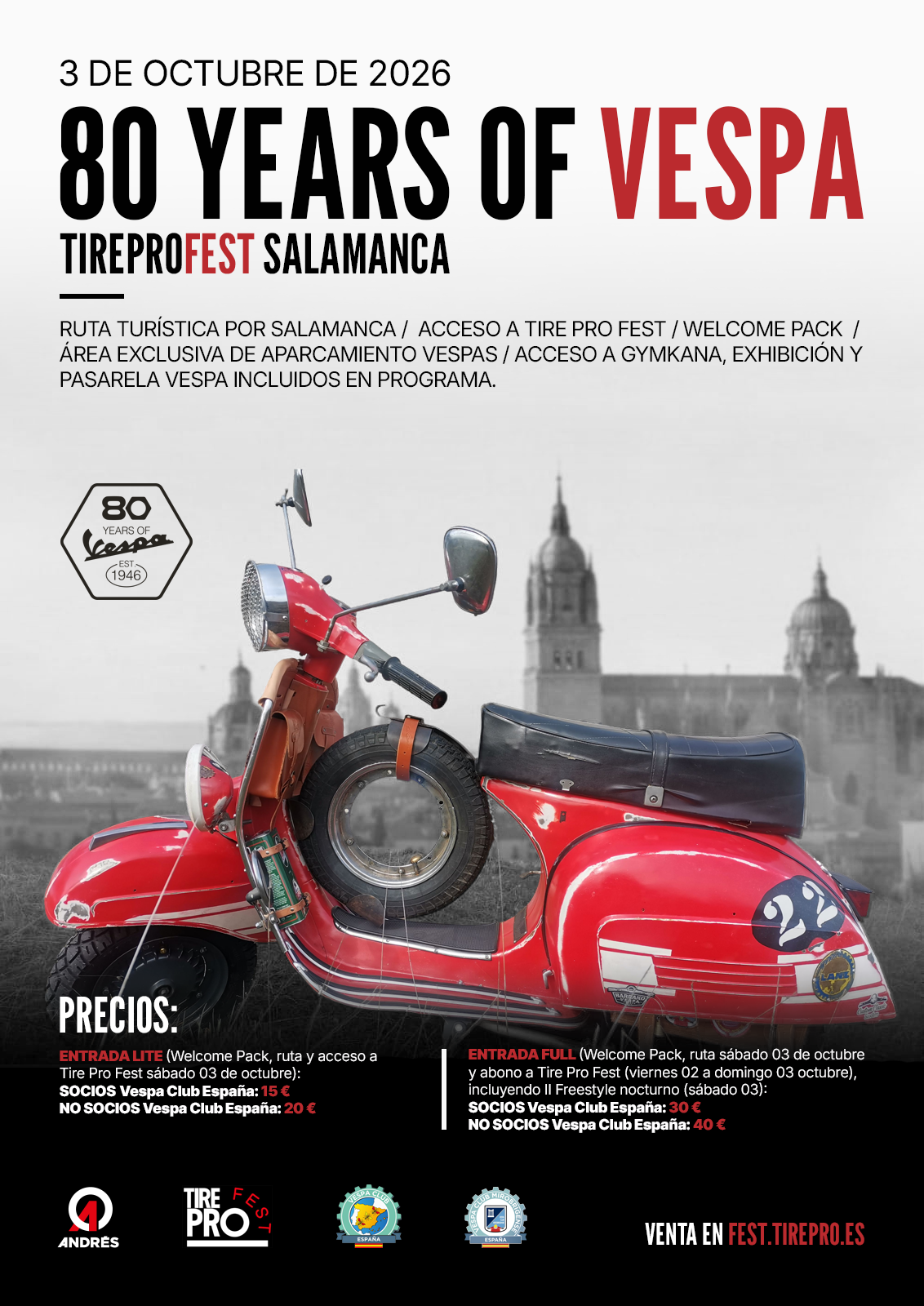 80 Years Vespas (sábado 3 octubre)