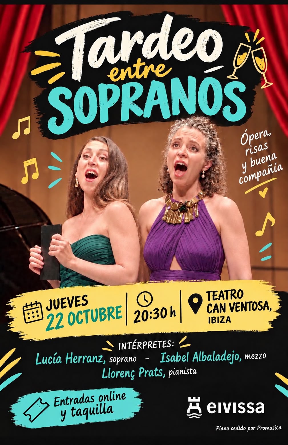 Tardeo entre sopranos  Dijous  22/10/2026  20.30h