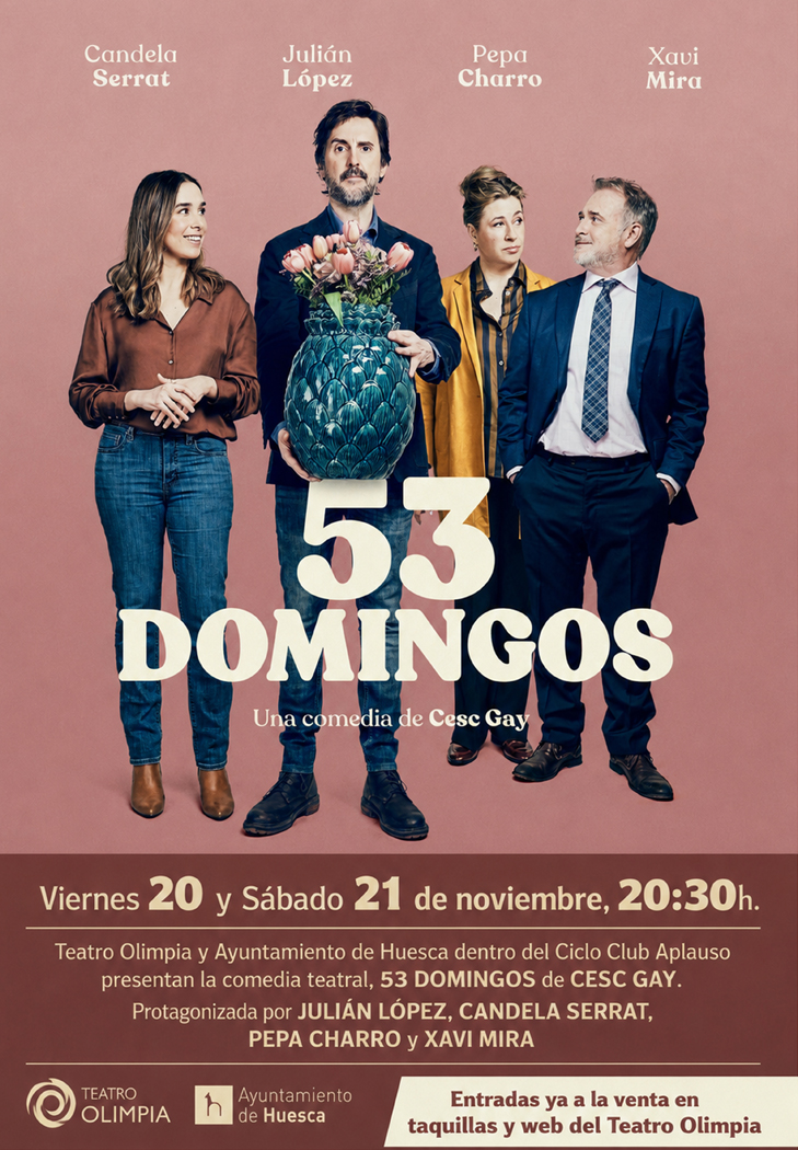 CLUB APLAUSO: 53 DOMINGOS. Viernes 20