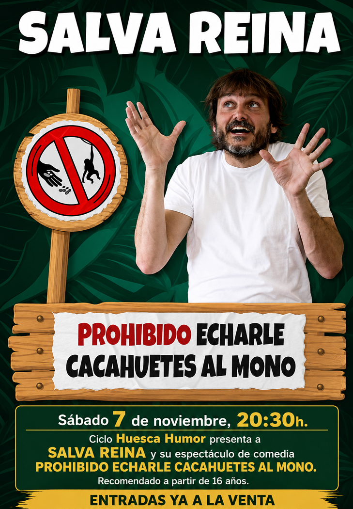 SALVA REINA. PROHIBIDO ECHARLE CACAHUETES...