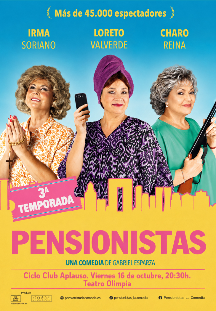 CLUB APLAUSO: PENSIONISTAS. LA COMEDIA
