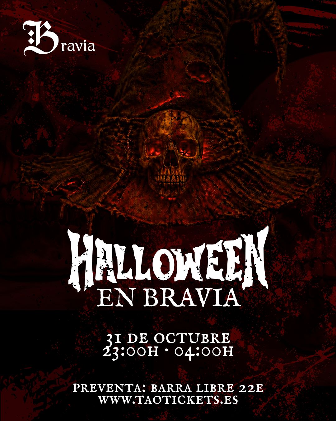 FIESTA DE HALLOWEEN EN BRAVIA
